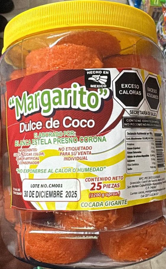 Dulce de Coco Margarito