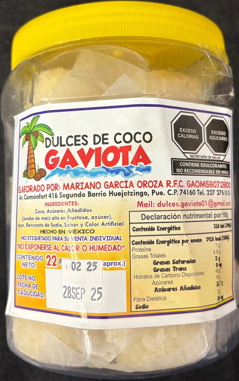 Dulce de Coco Gaviota