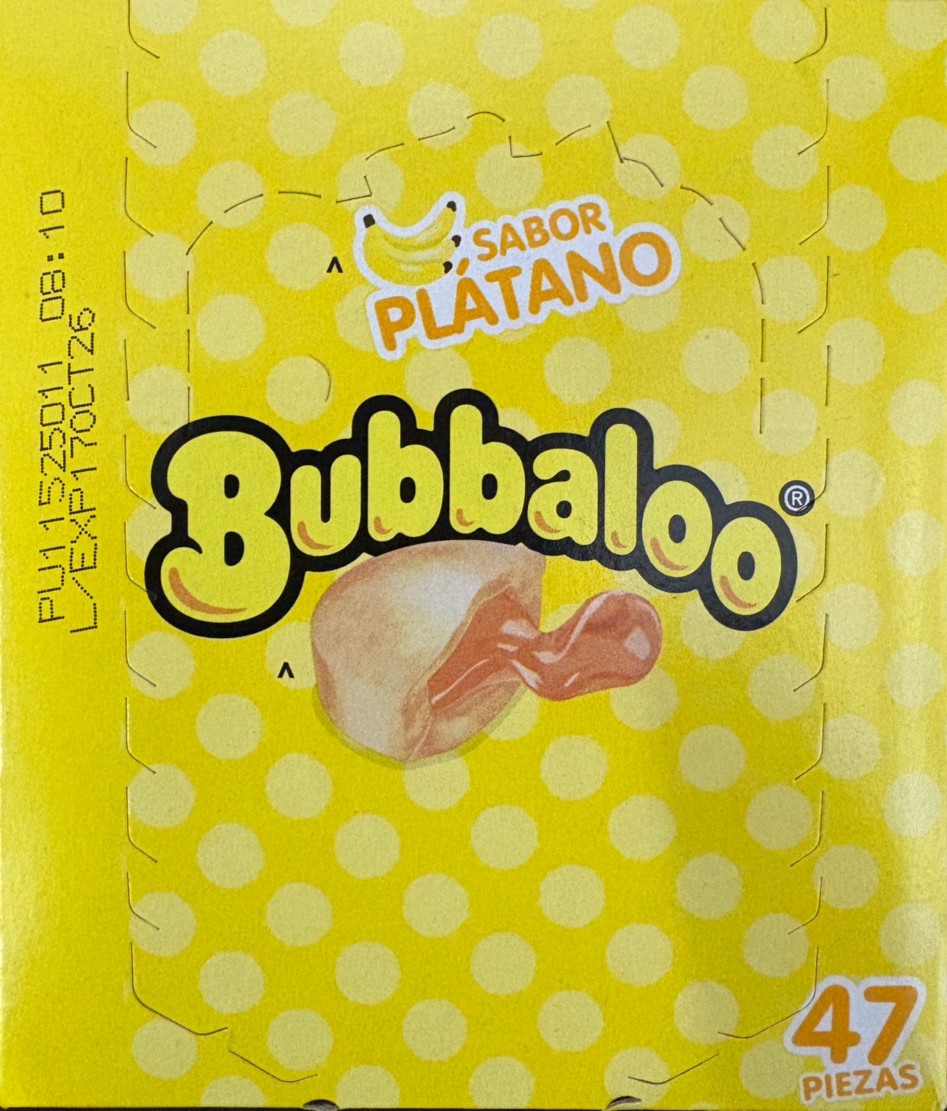Bubbaloo Sabor Platano