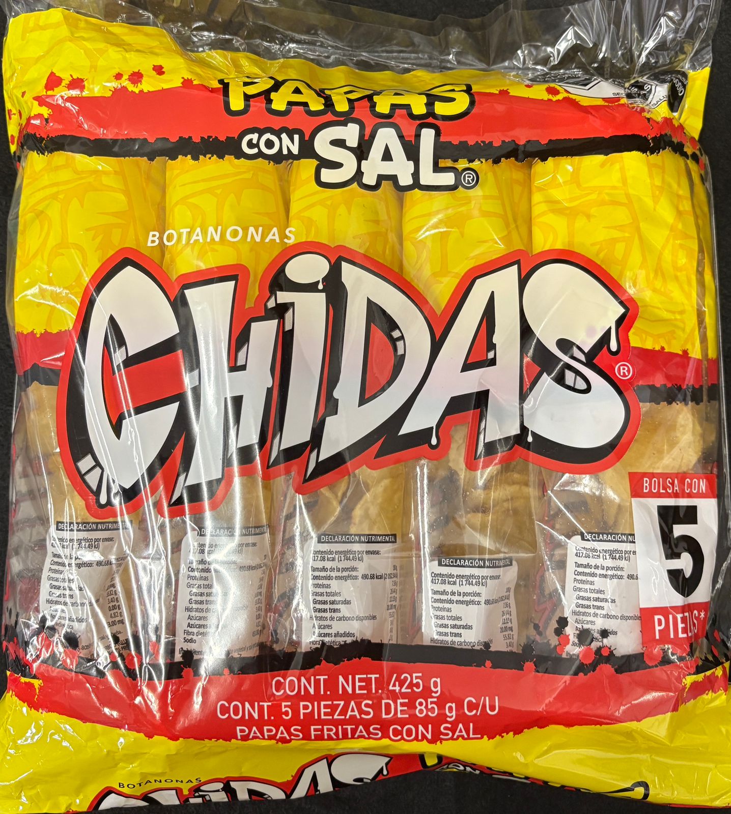 Papas con Sal Chidas